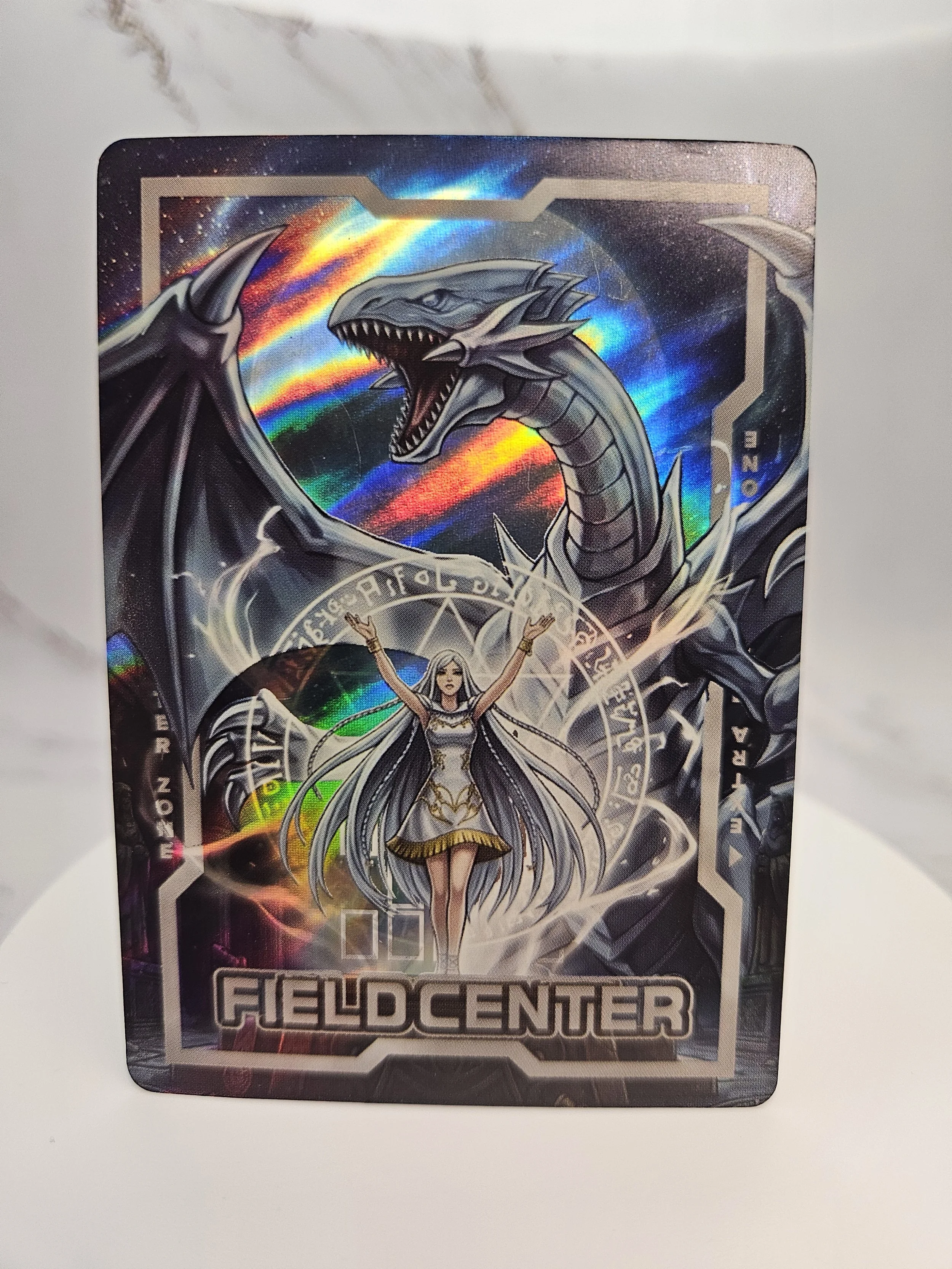 Maiden of White and Blue-Eyes White Dragon (Field Center) — ValueTCG